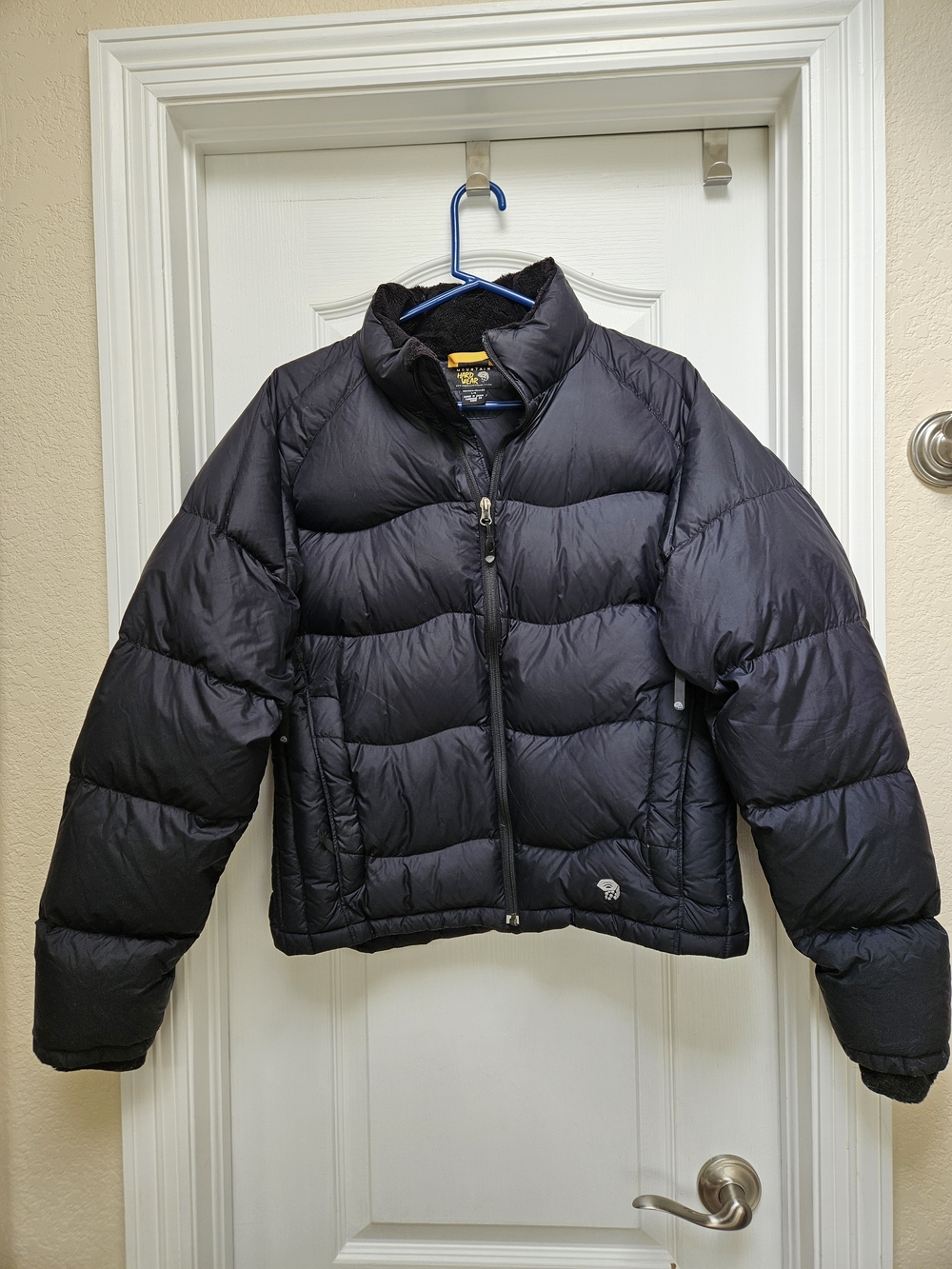 Mountain Hardwear Womens Black Insulated Down Puffer Jacket